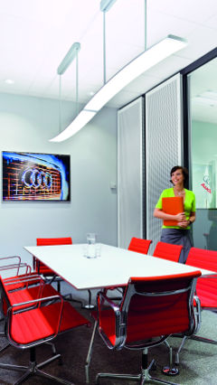 Philips Lighting alumbra la sala de reuniones de Audi