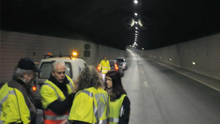 Lundbytunnel iluminado por Philips