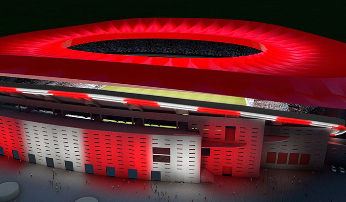 Proveedor oficial de iluminación del Club Atlético de Madrid