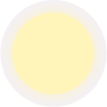 Visual de brillo blanco suave